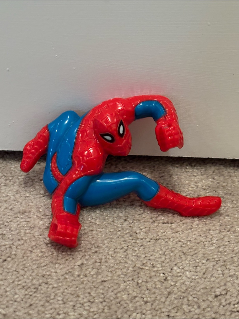 Vintage Spider-Man Toothbrush Holder 1979 Plastic Wall Mounted